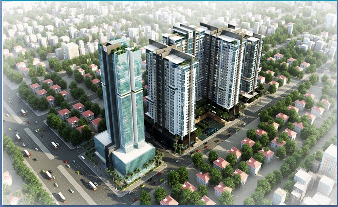 Dự án cung cấp tay co thuỷ lực NewEra cho toà nhà Golden Land, số 275 Nguyễn Trãi, Thanh Xuân, Hà Nội.
