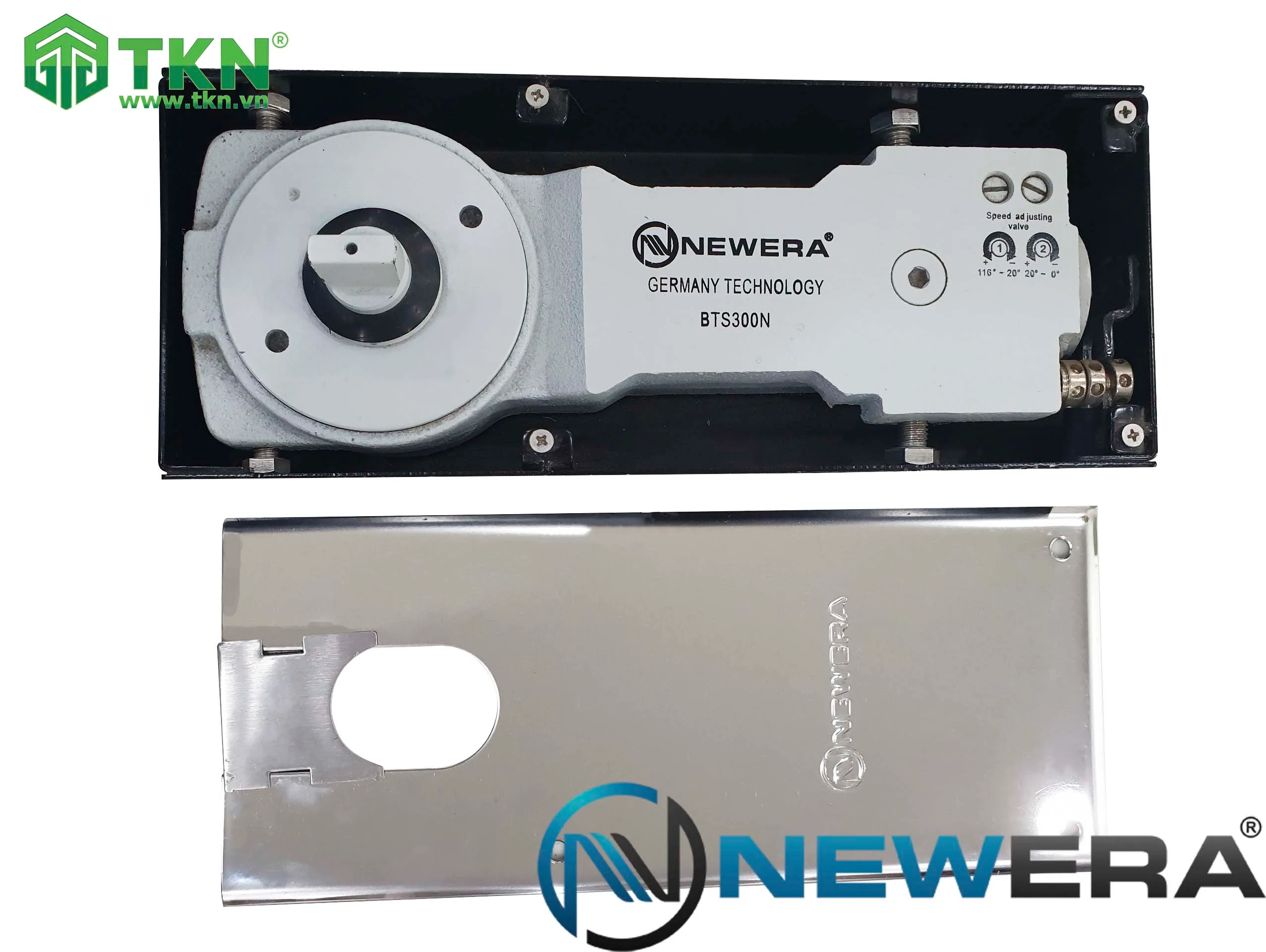 Bản lề sàn NewEra cho cửa gỗ 2