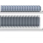 Giá bát đĩa cố định inox 304 NE855.900 3