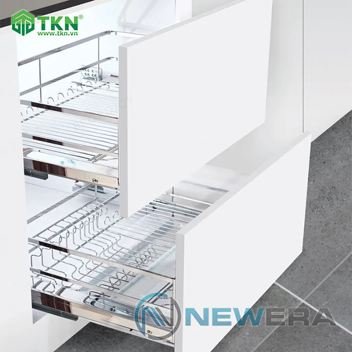 Giá để xoong nồi thiết kế 2 tầng