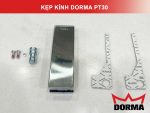 Kẹp kính bản lề sàn Dorma inox cao cấp dài 164mm PT30