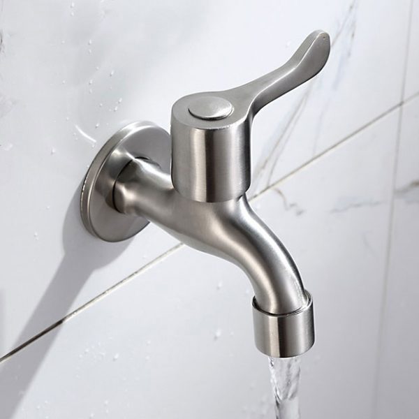 Vòi chậu rửa bếp NewEra inox 304 1 đường lạnh NE304K21