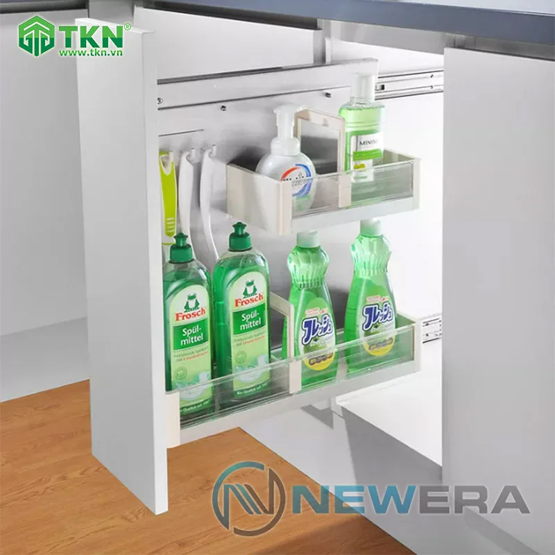 Ngăn để nước rửa chén, dụng cụ lau chùi inox 304 NE555.200 1