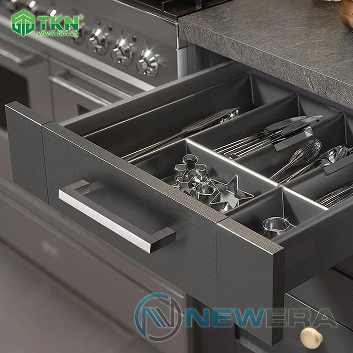 Tay nắm tủ hợp kim kẽm NE2008.128SN 8