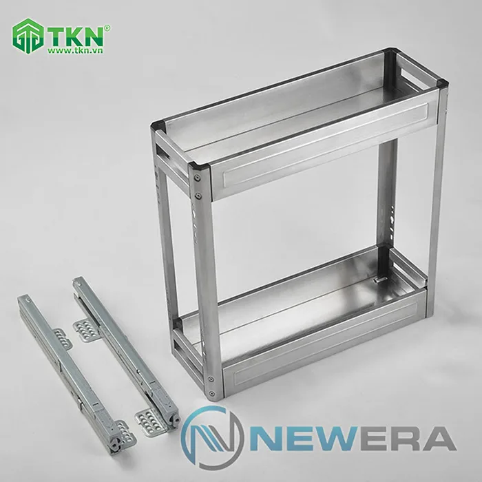 Giá dao thớt chai lọ inox hộp 200mm NE355.200 – NewEra 3