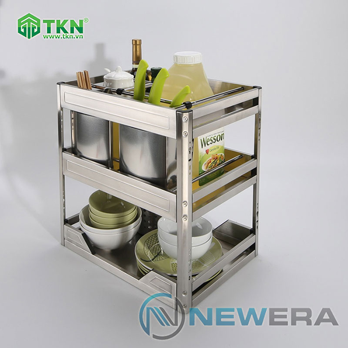 NewEra NE355.350 có thiết kế 3 tầng với không gian đựng rộng