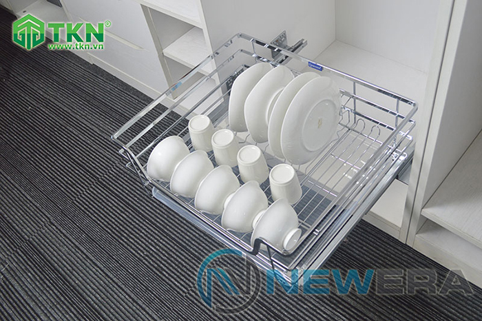 Giá bát âm tủ Newera NE266.600 sử dụng chất liệu Inox 304 cao cấp