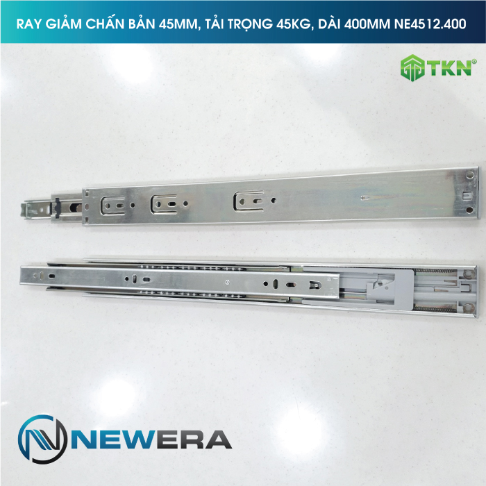 Ray bi giảm chấn NewEra 3 tầng, 400mm NE4512.400 1