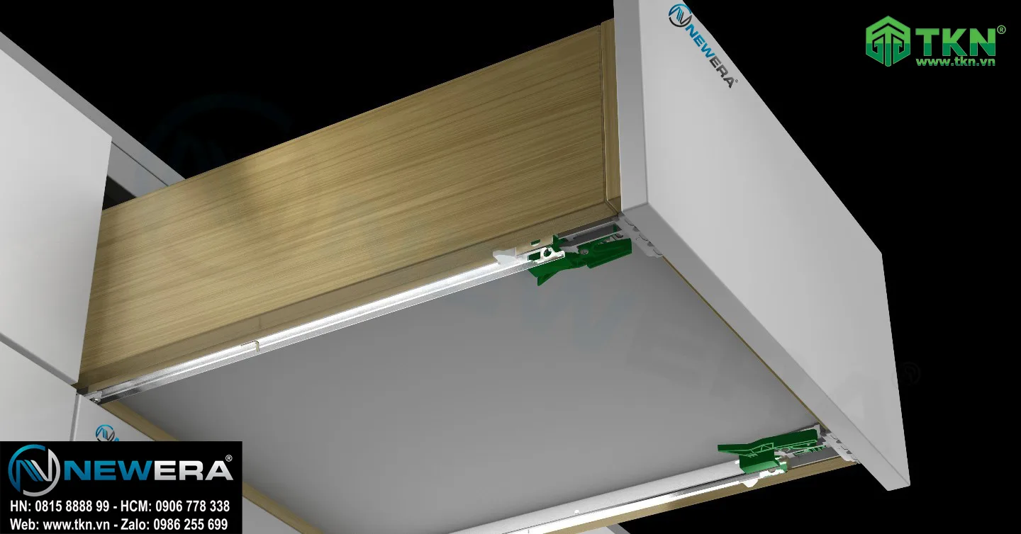 Ray trượt âm NewEra mở toàn phần, 450mm NE399.450