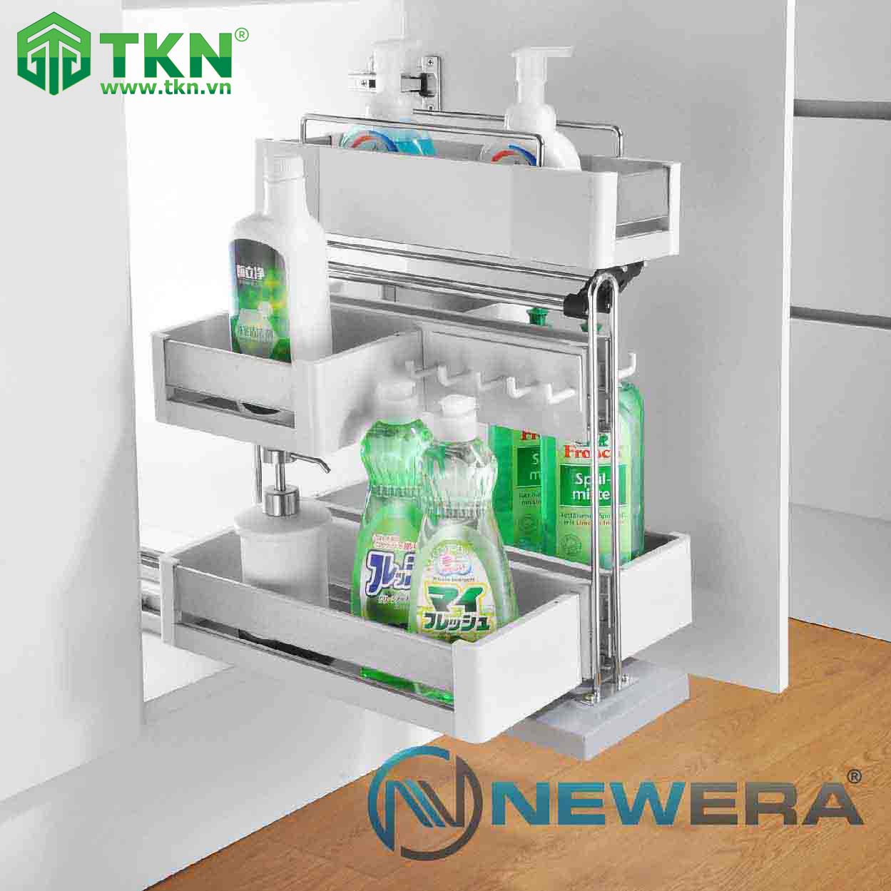 Khay để nước rửa chén, dụng cụ lau chùi Newera tủ bếp NE555.350