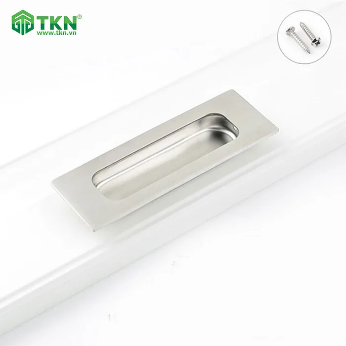 Tay nắm âm hợp kim thép màu inox mờ YFP-020 1