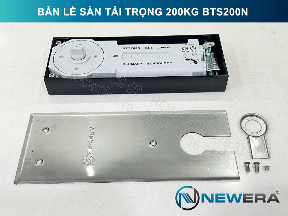 Bản lề sàn NewEra tải trọng 200kg BTS200N 2