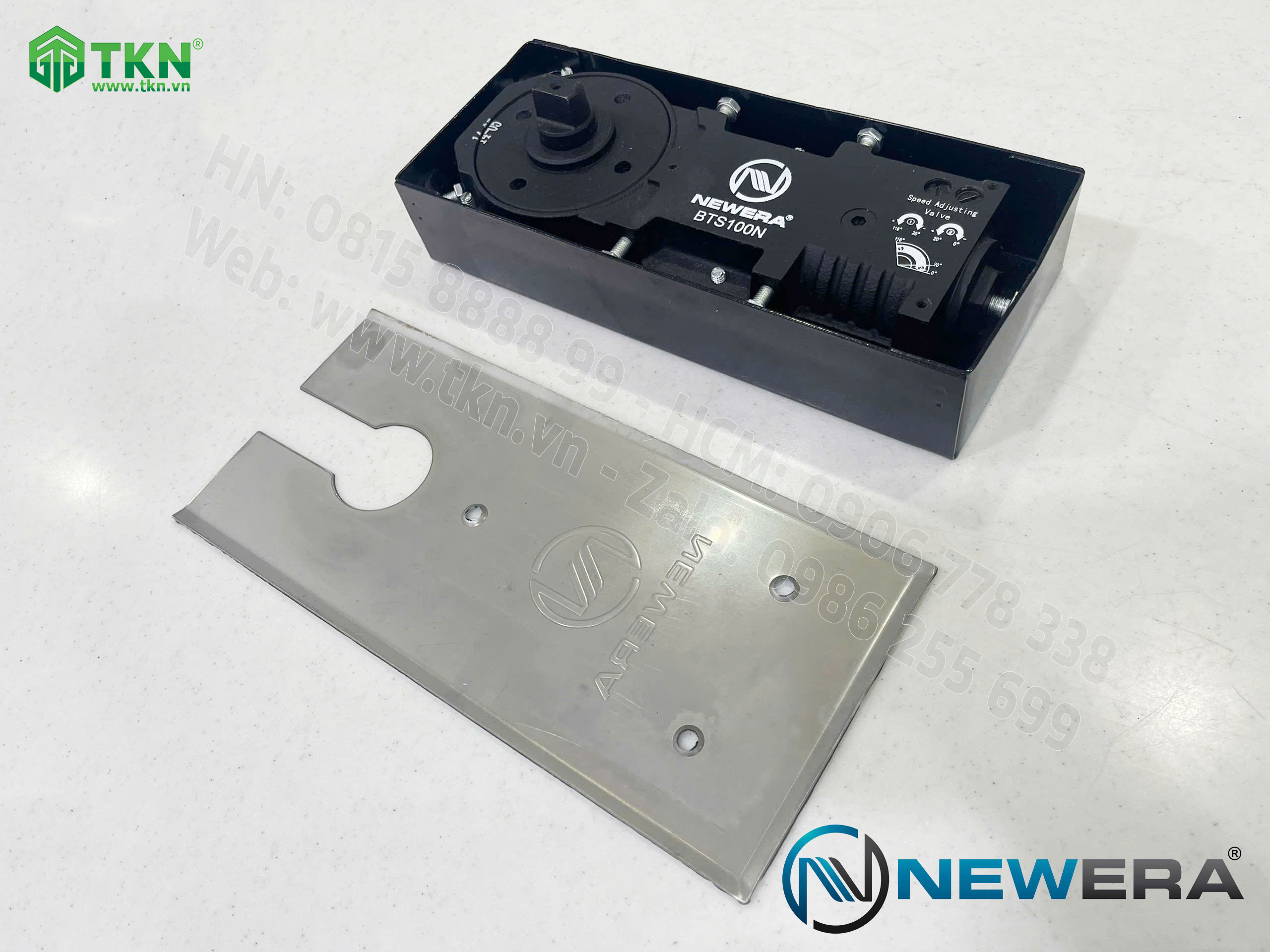 Bản lề sàn NewEra tải trọng 100kg BTS100N 5
