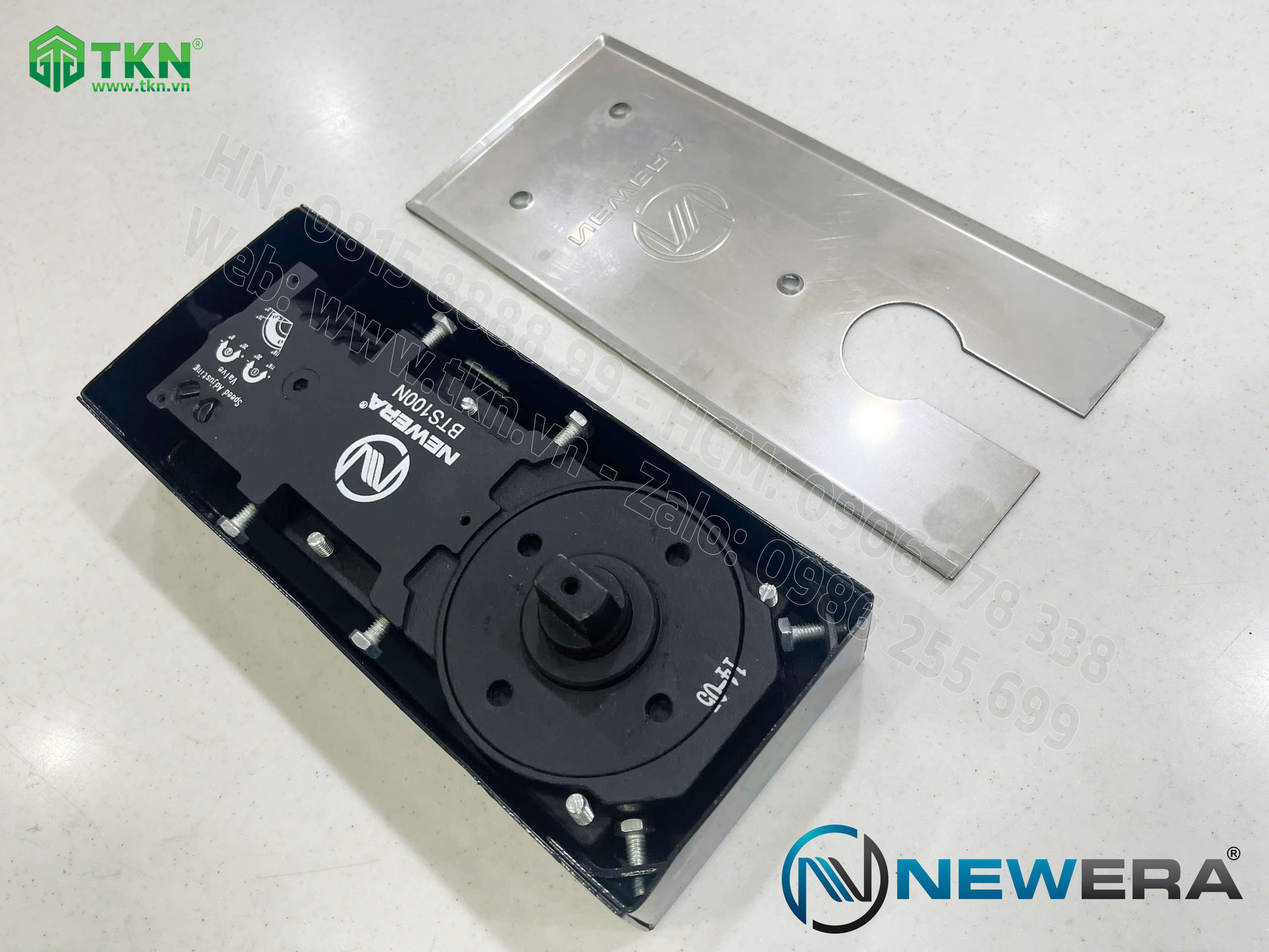 Bản lề sàn NewEra tải trọng 100kg BTS100N 4