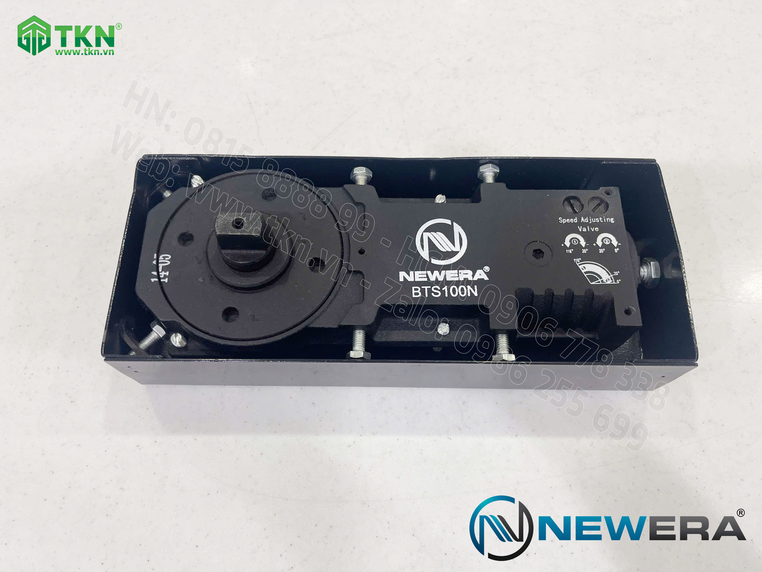 Bản lề sàn NewEra tải trọng 100kg BTS100N 8
