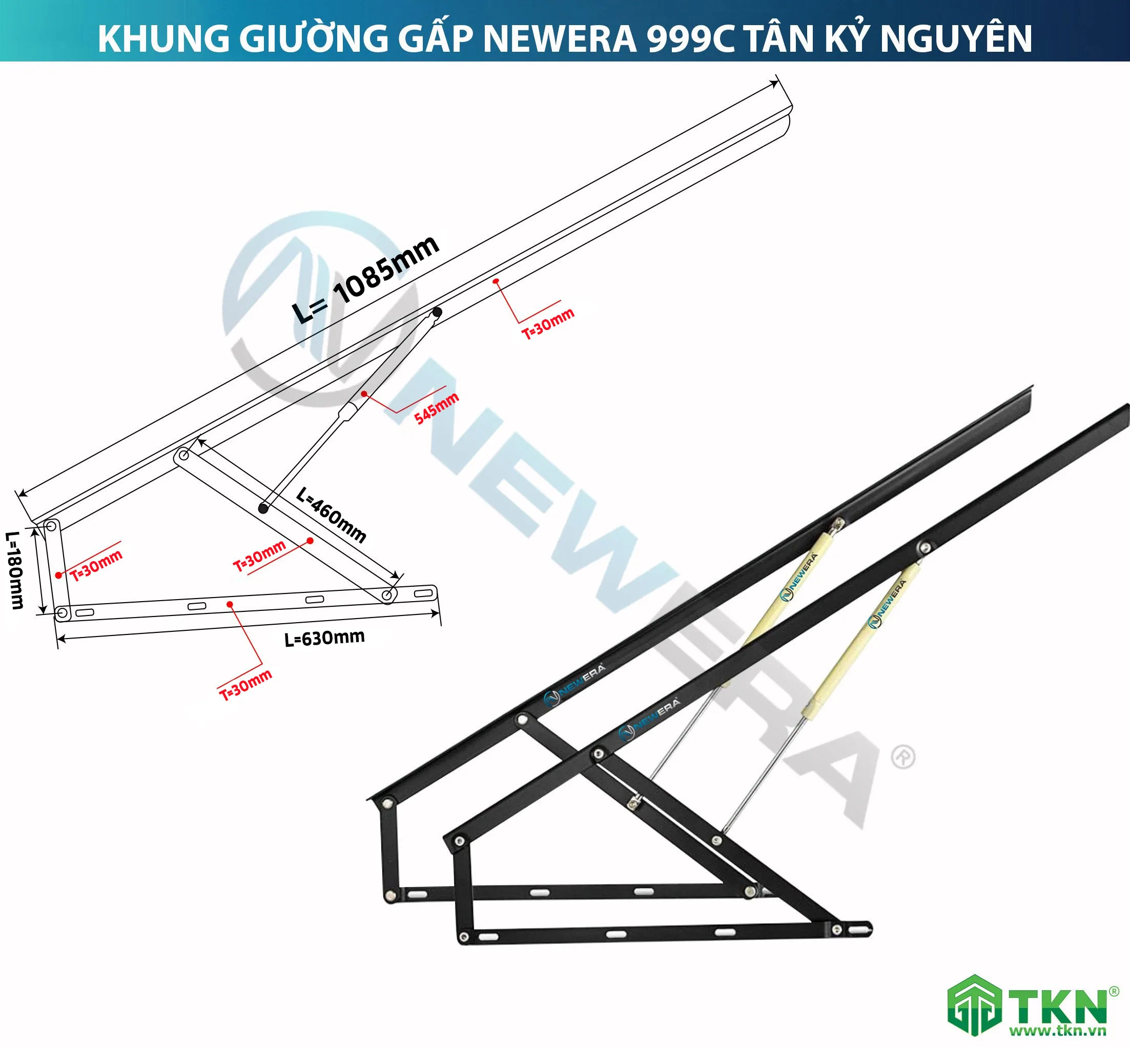 Khung giường gấp NewEra 999C