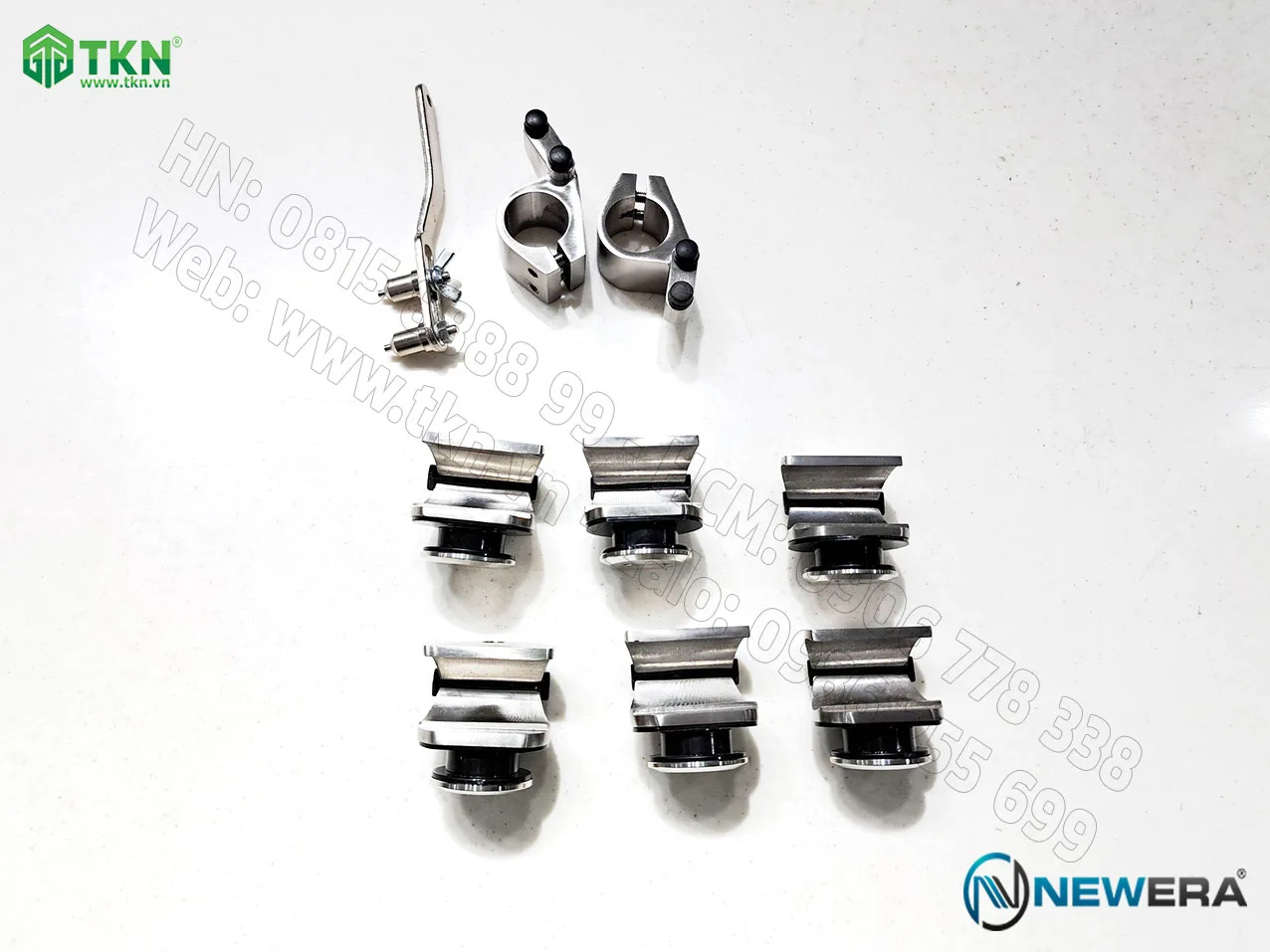 Phụ kiện cửa trượt lùa NewEra tải trọng 150kg/cánh NE291G1 3