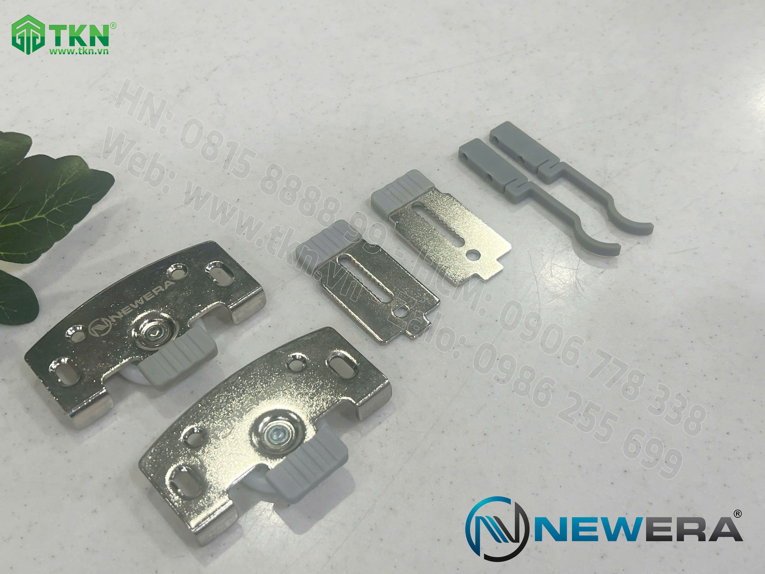 Phụ kiện cửa lùa cánh lọt khuôn NewEra tải trọng 30kg NE453UB 12