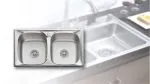Chậu rửa bát NewEra inox 304 2 bồn rửa NE82S48A