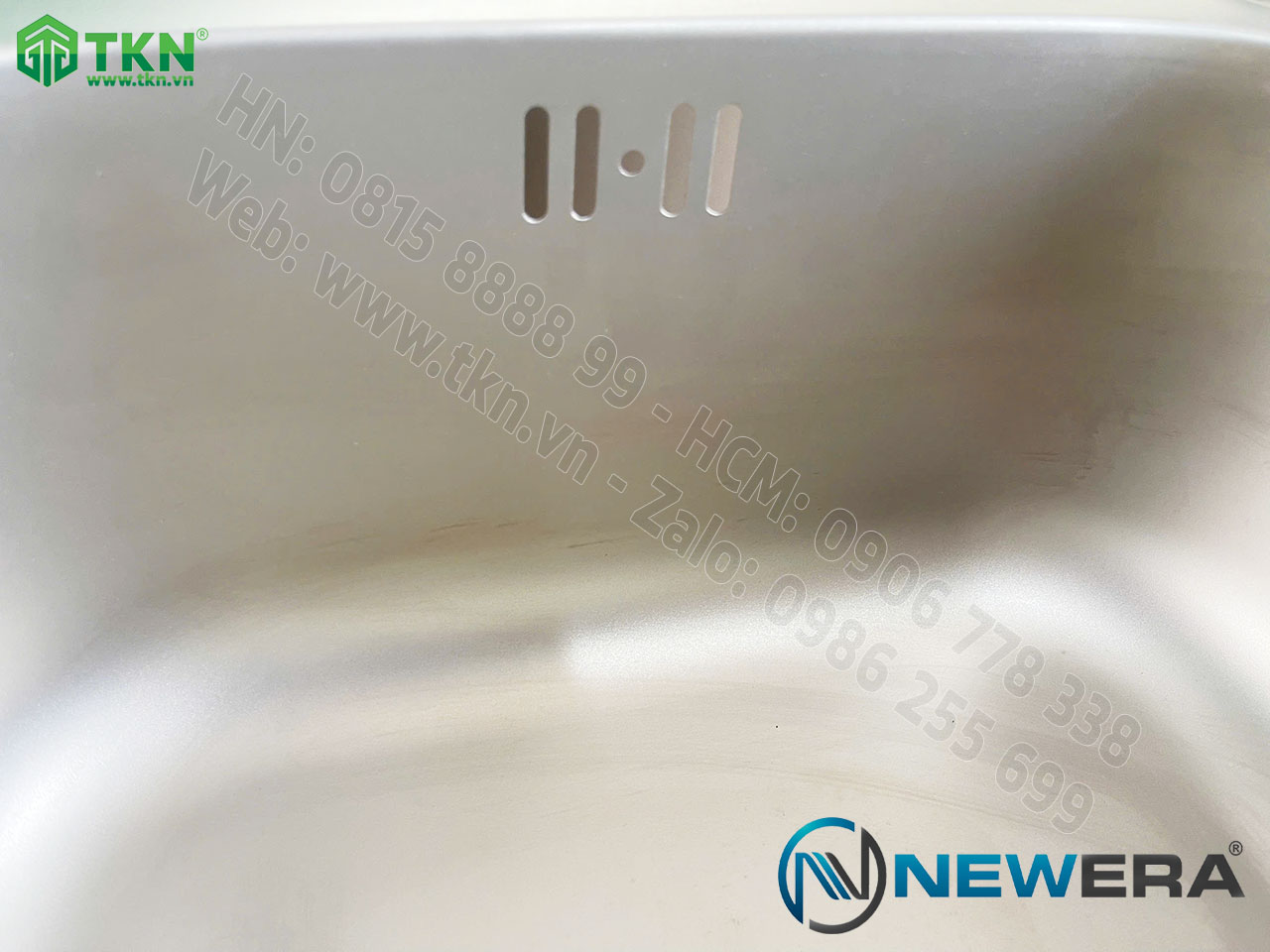 Chậu rửa bát NewEra inox 304 2 bồn rửa NE78S43A 3