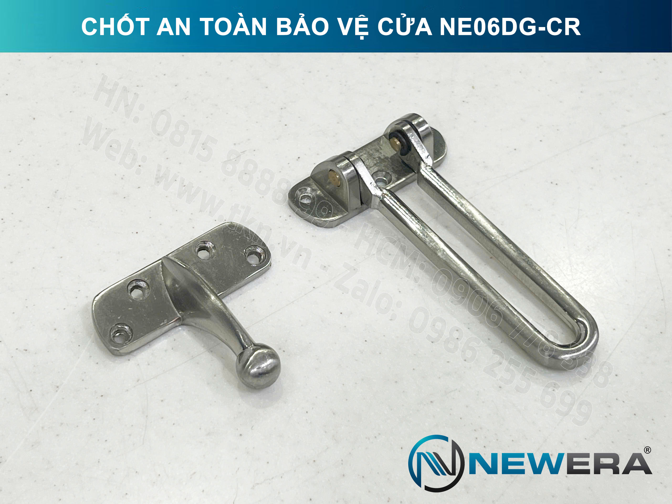 Chốt an toàn dạng gài NewEra NE06DG-CR mạ Chrome 1