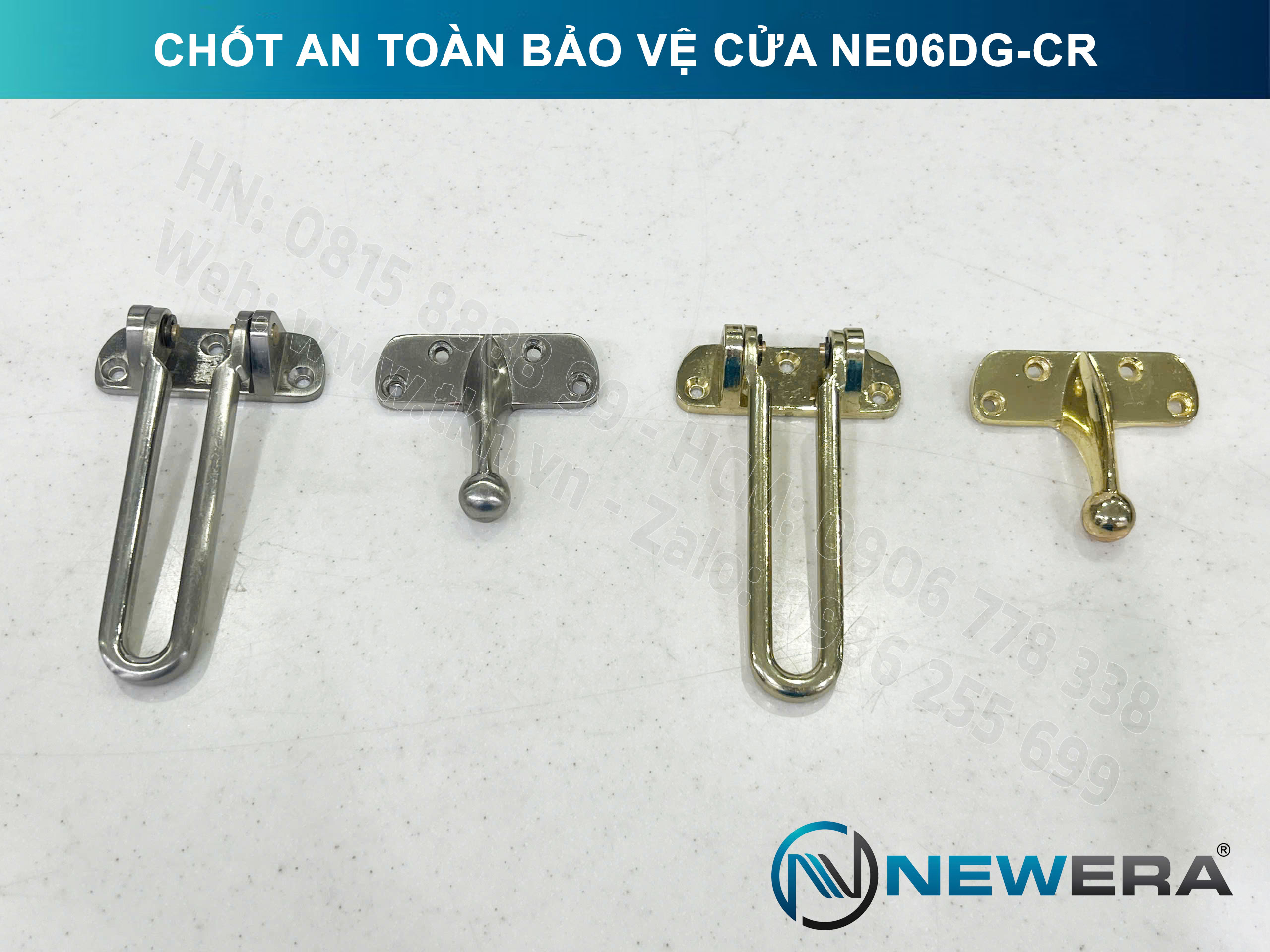 Chốt an toàn dạng gài NewEra NE06DG-CR mạ Chrome 12