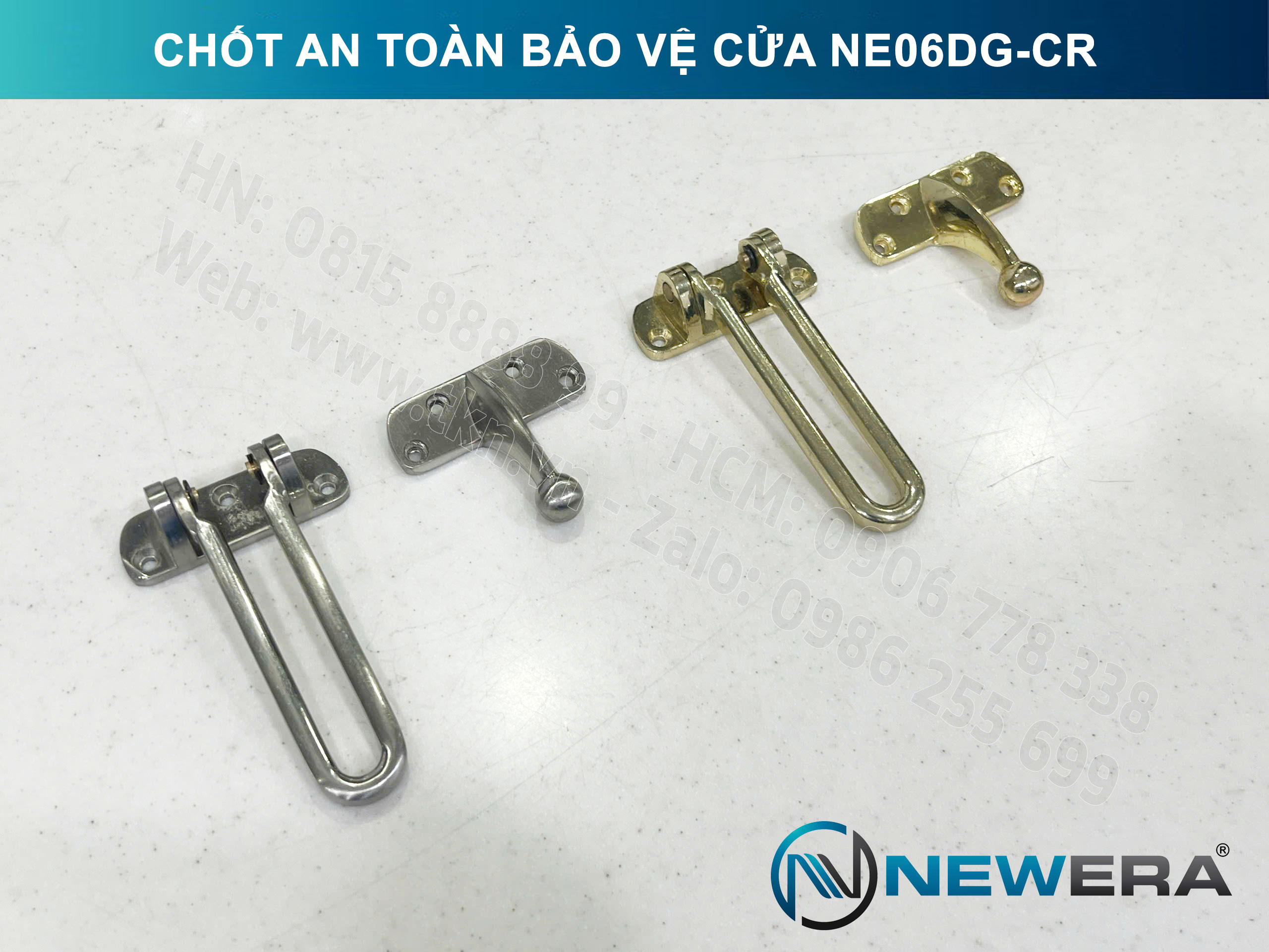 Chốt an toàn dạng gài NewEra NE06DG-CR mạ Chrome 13