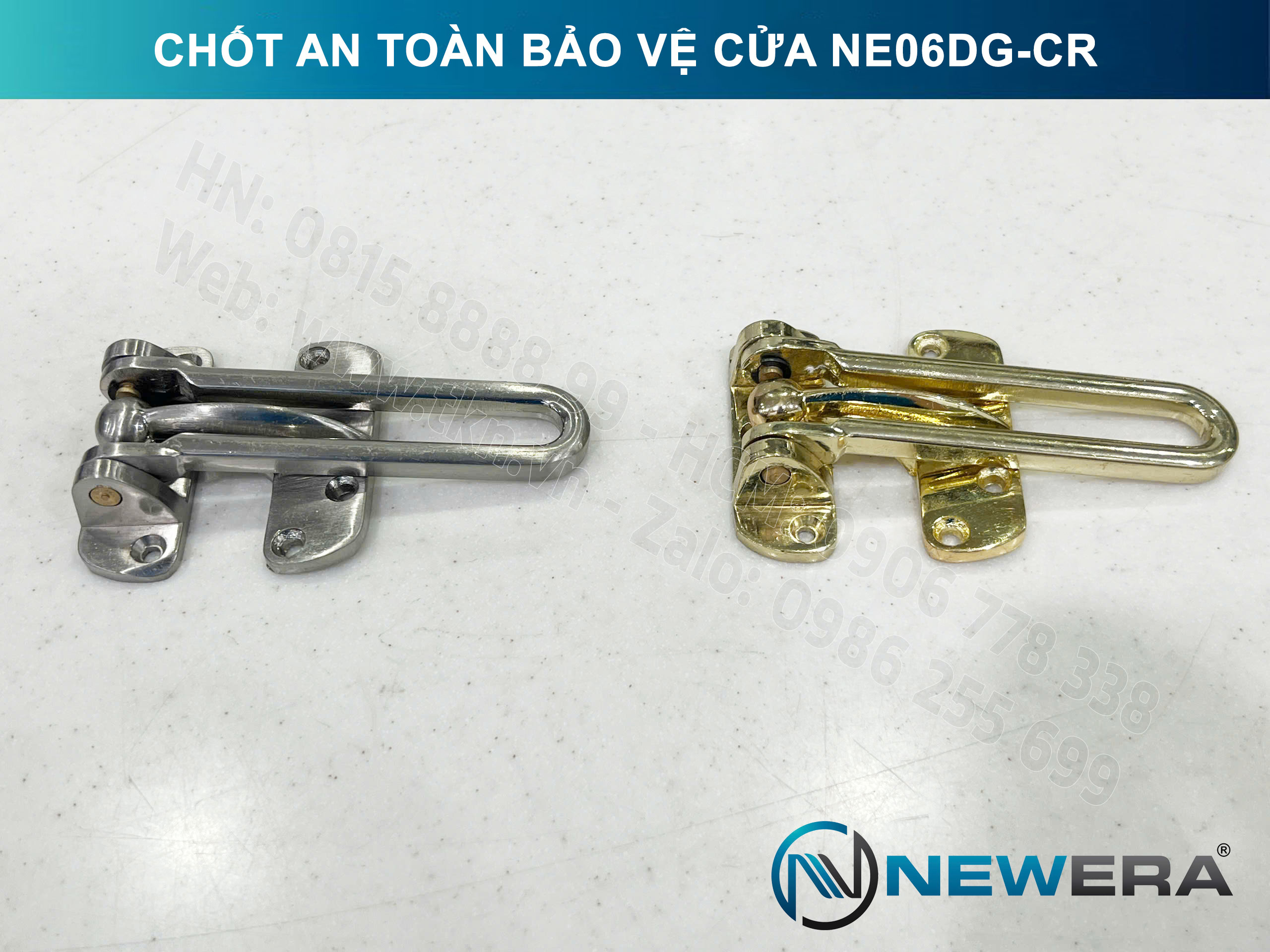 Chốt an toàn dạng gài NewEra NE06DG-CR mạ Chrome 14