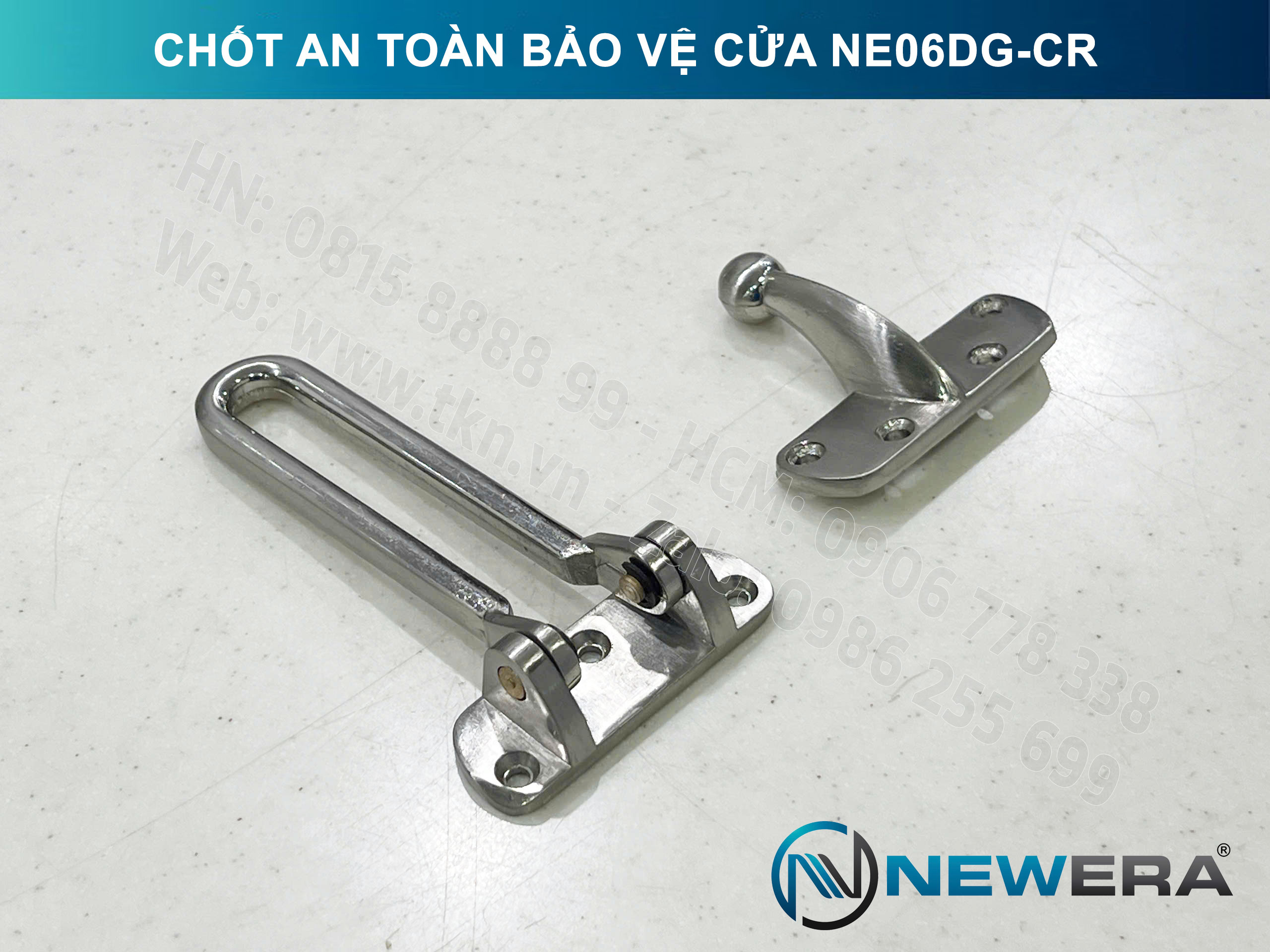 Chốt an toàn dạng gài NewEra NE06DG-CR mạ Chrome 8
