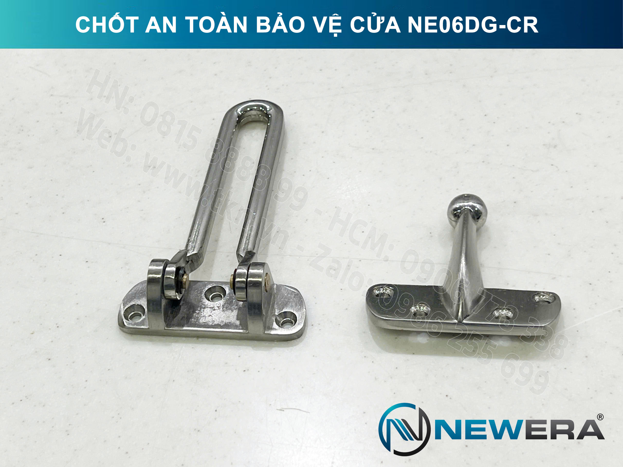 Chốt an toàn dạng gài NewEra NE06DG-CR mạ Chrome 6