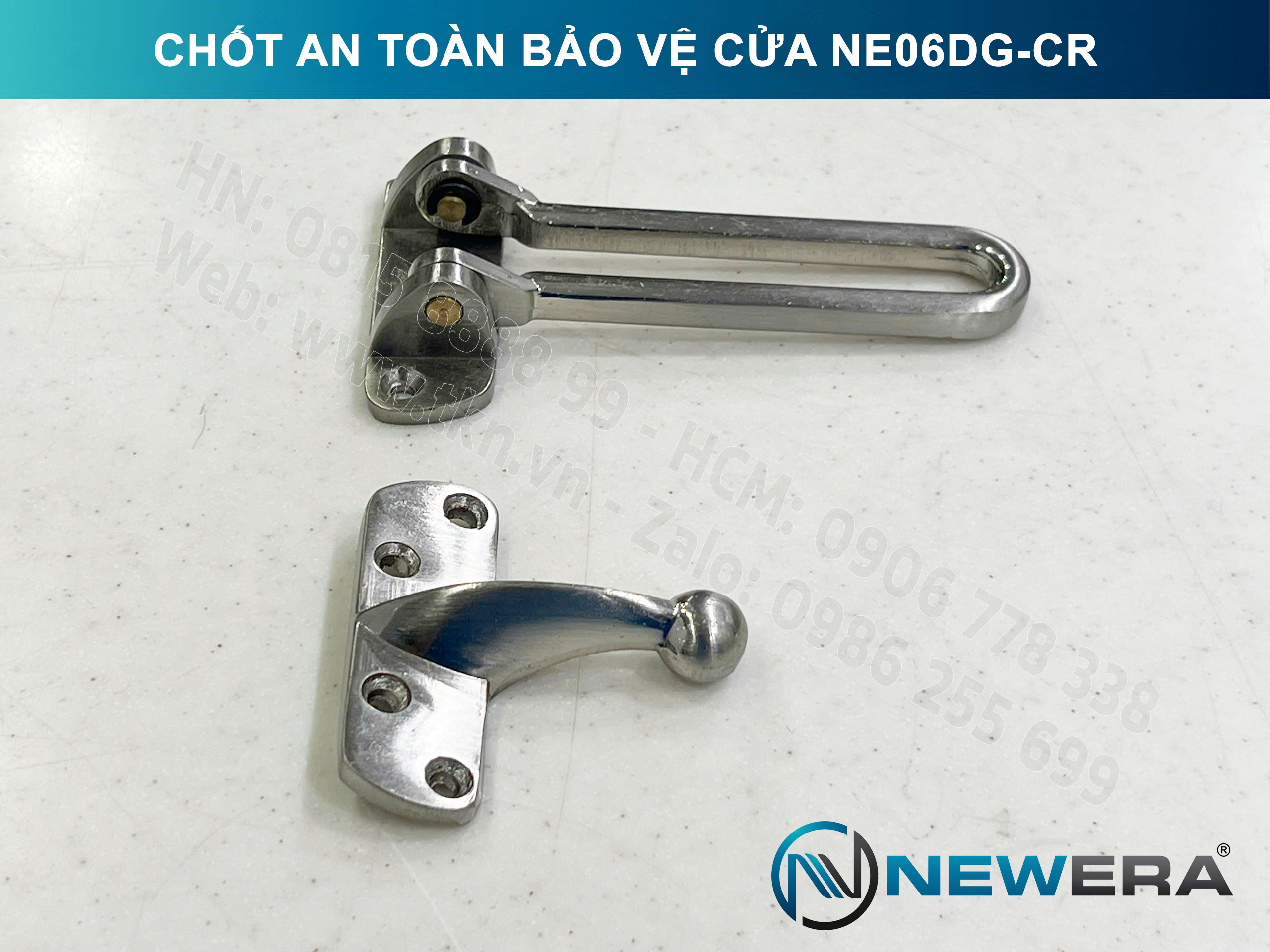 Chốt an toàn dạng gài NewEra NE06DG-CR mạ Chrome 5