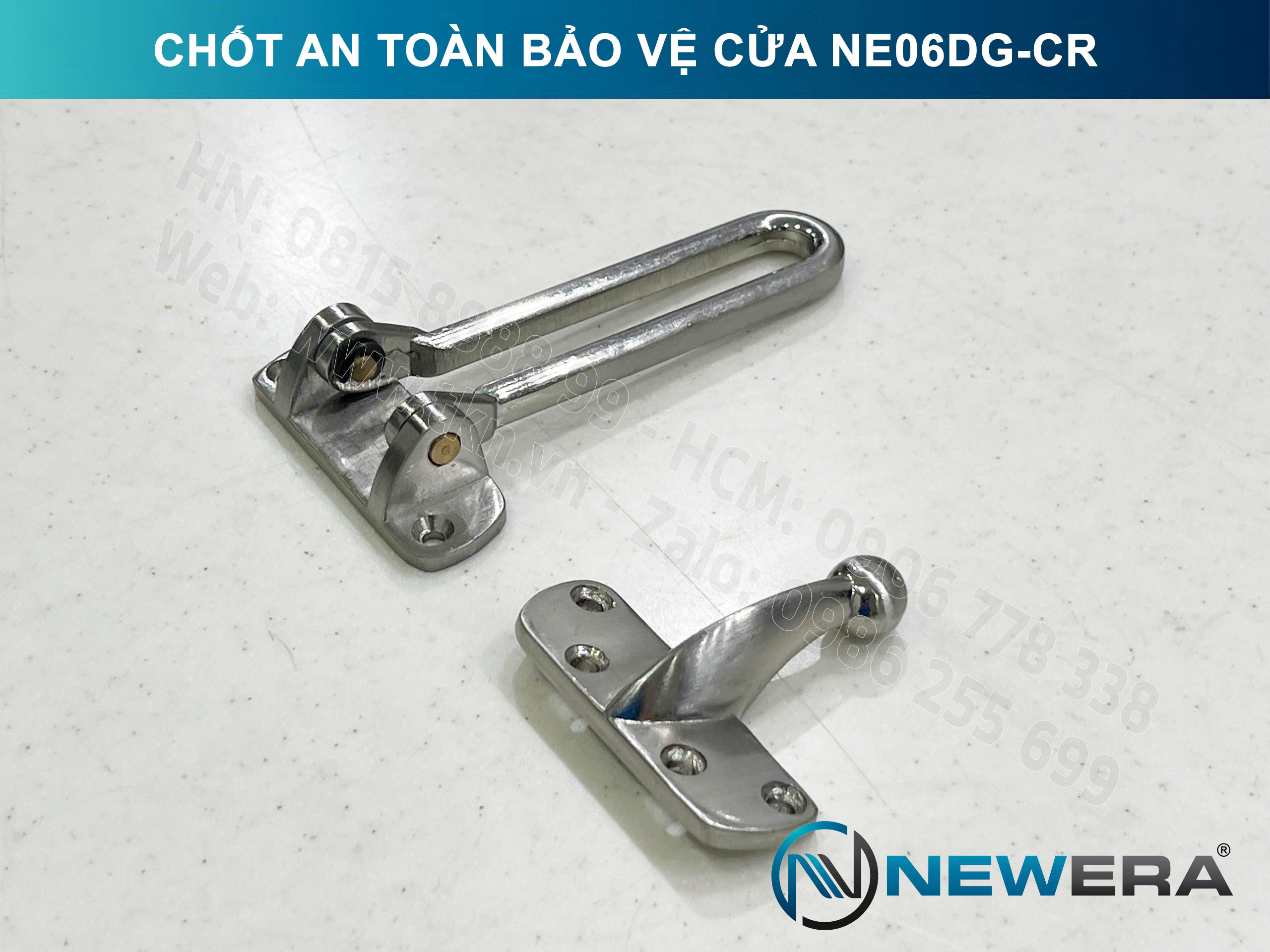 Chốt an toàn dạng gài NewEra NE06DG-CR mạ Chrome 3