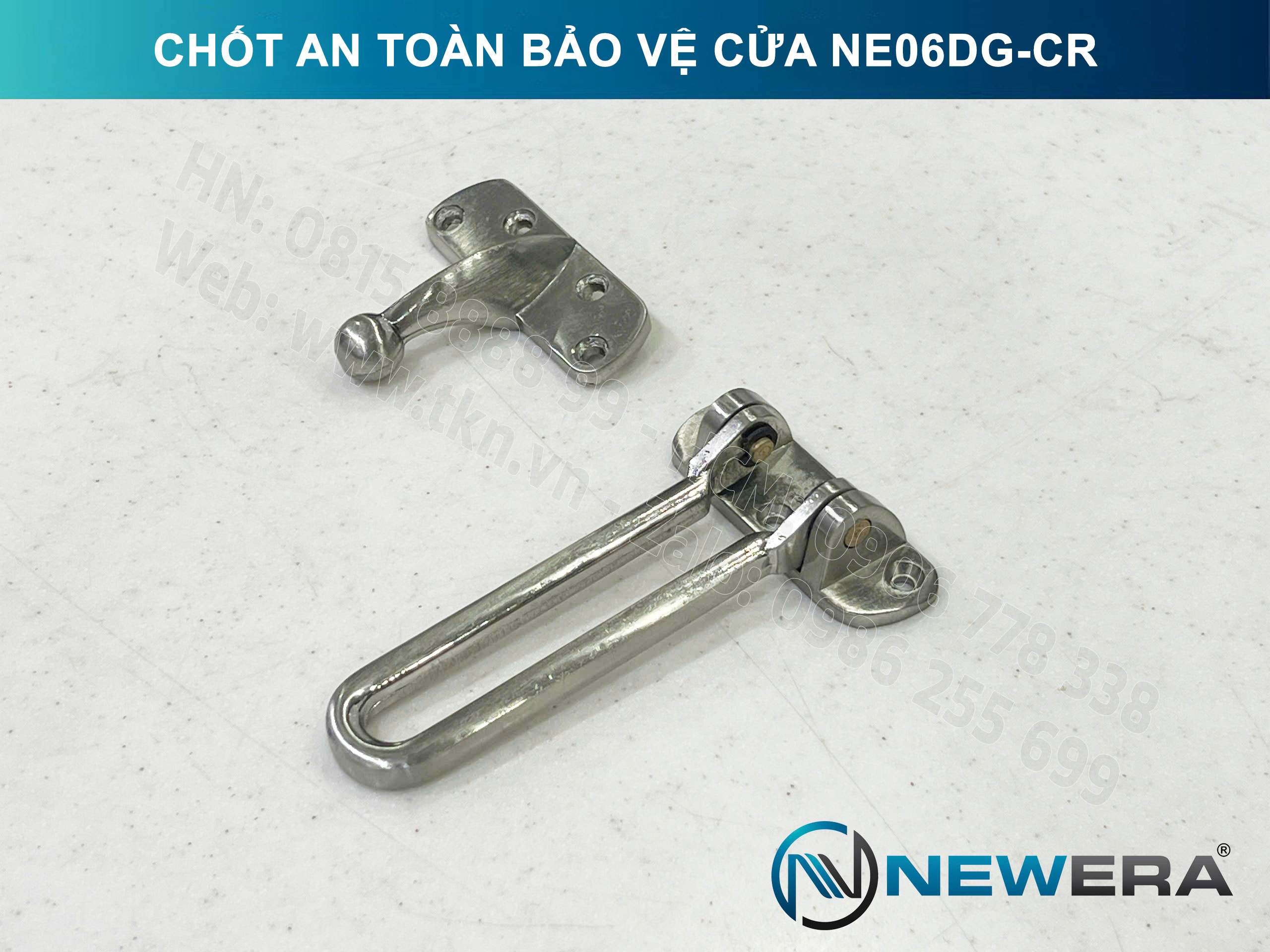 Chốt an toàn dạng gài NewEra NE06DG-CR mạ Chrome 2
