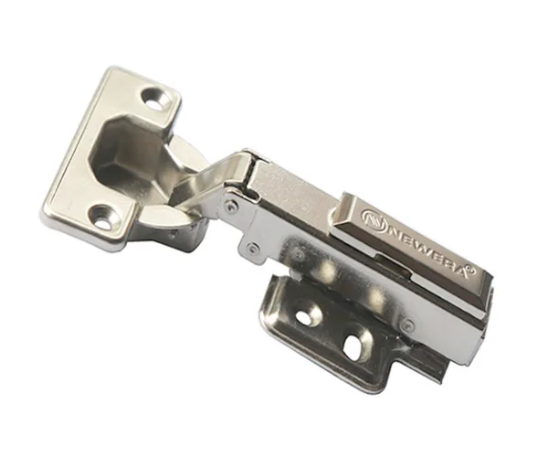 Bản lề NewEra thẳng giảm chấn, lắp nhanh piston đồng 666A 3