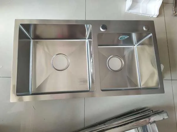 Chậu rửa bát NewEra inox 304 2 bồn rửa NE78S43H 1