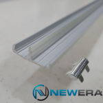 Đầu ghép nẹp nhôm bo cánh tủ màu inox NE5030.SS 1