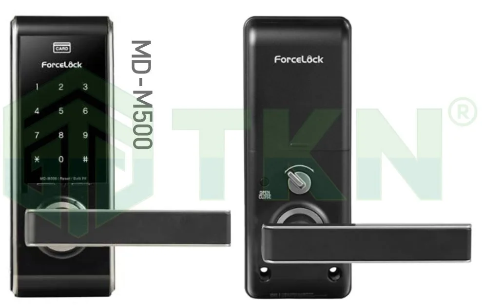 Khóa cửa thẻ từ Forcelock lưu trữ 30 thẻ từ MD-M500 1