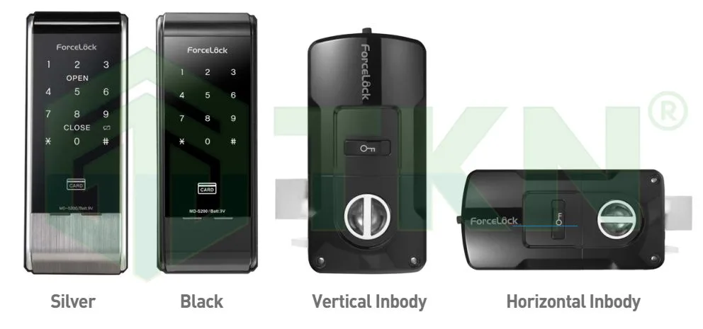 Khóa cửa thẻ từ Forcelock lưu trữ 30 thẻ từ MD-S200 1