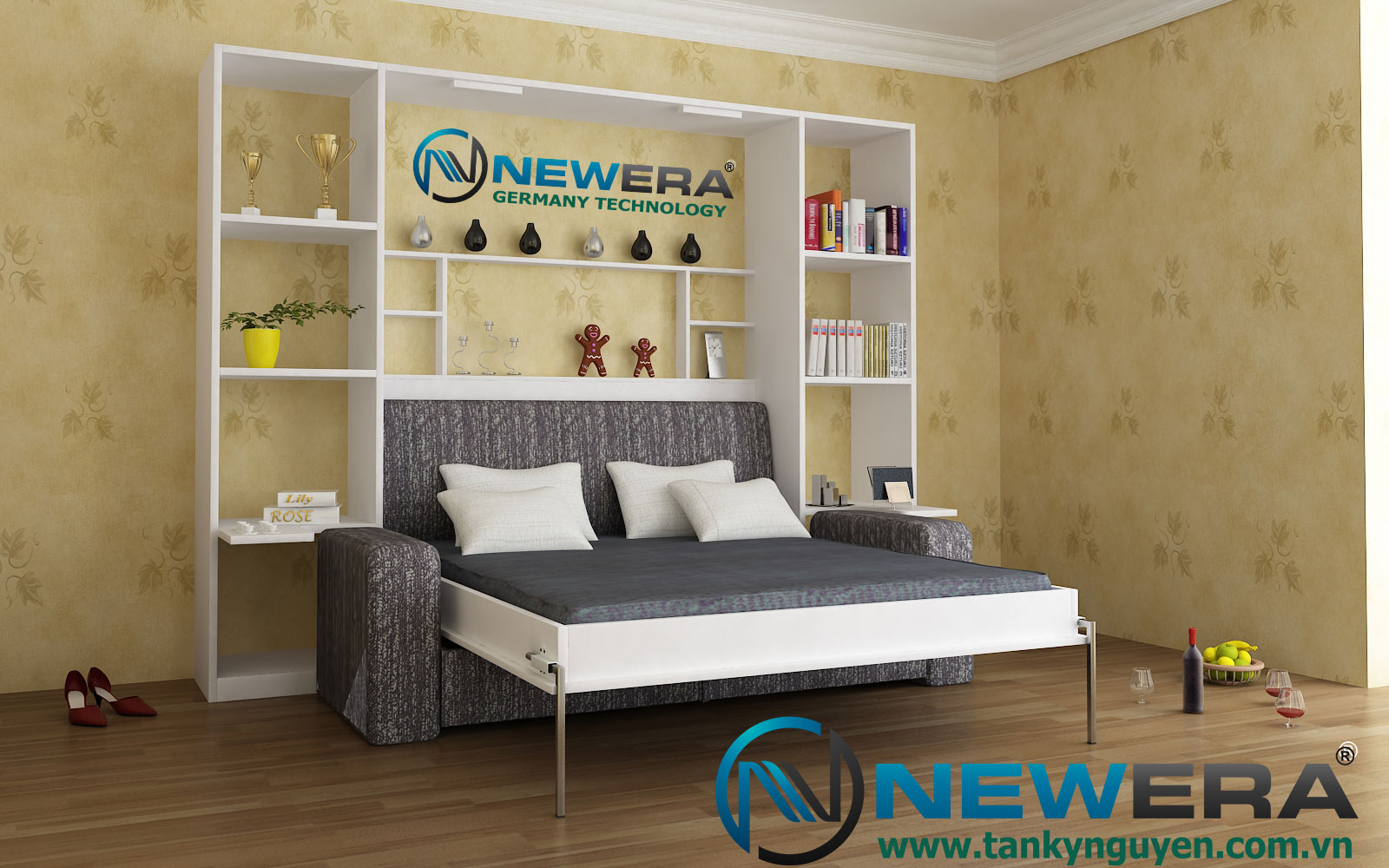 Phụ kiện giường gấp NewEra chiều rộng lớn hơn chiều cao NE999HZ99 5