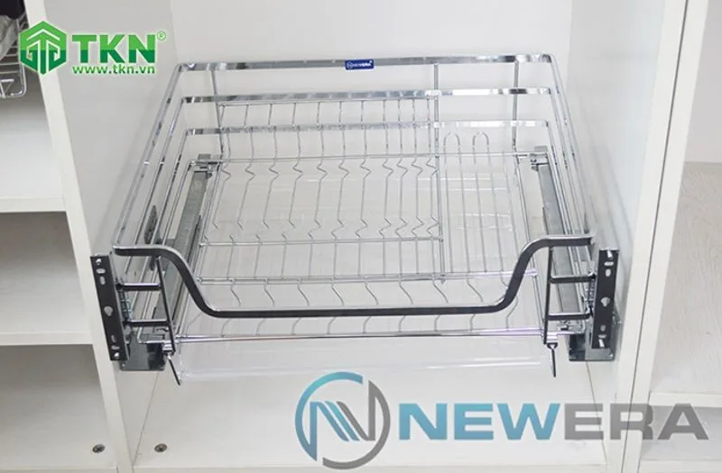 Giá để chén bát NewEra 700mm thép mạ Chrome NE199.700A 1