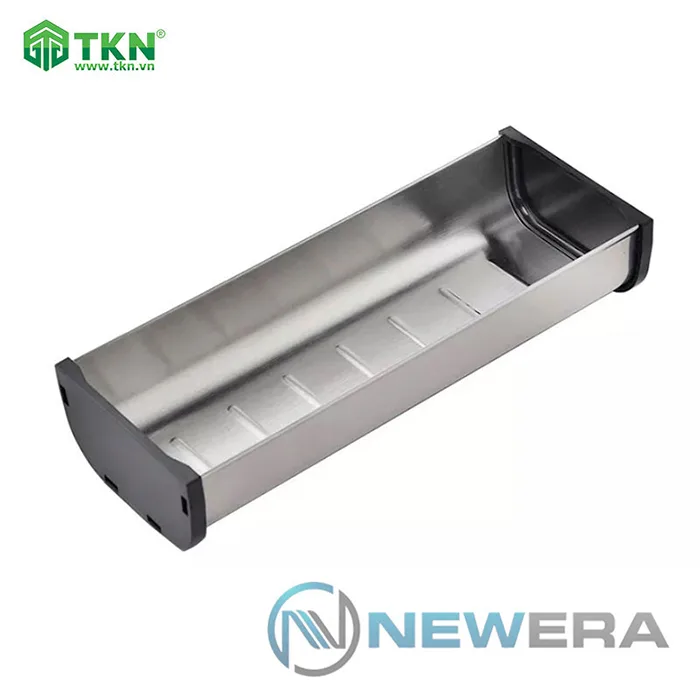 Giá để bát đĩa, thìa đũa NewEra 700mm inox hộp 304 NE366.700 4