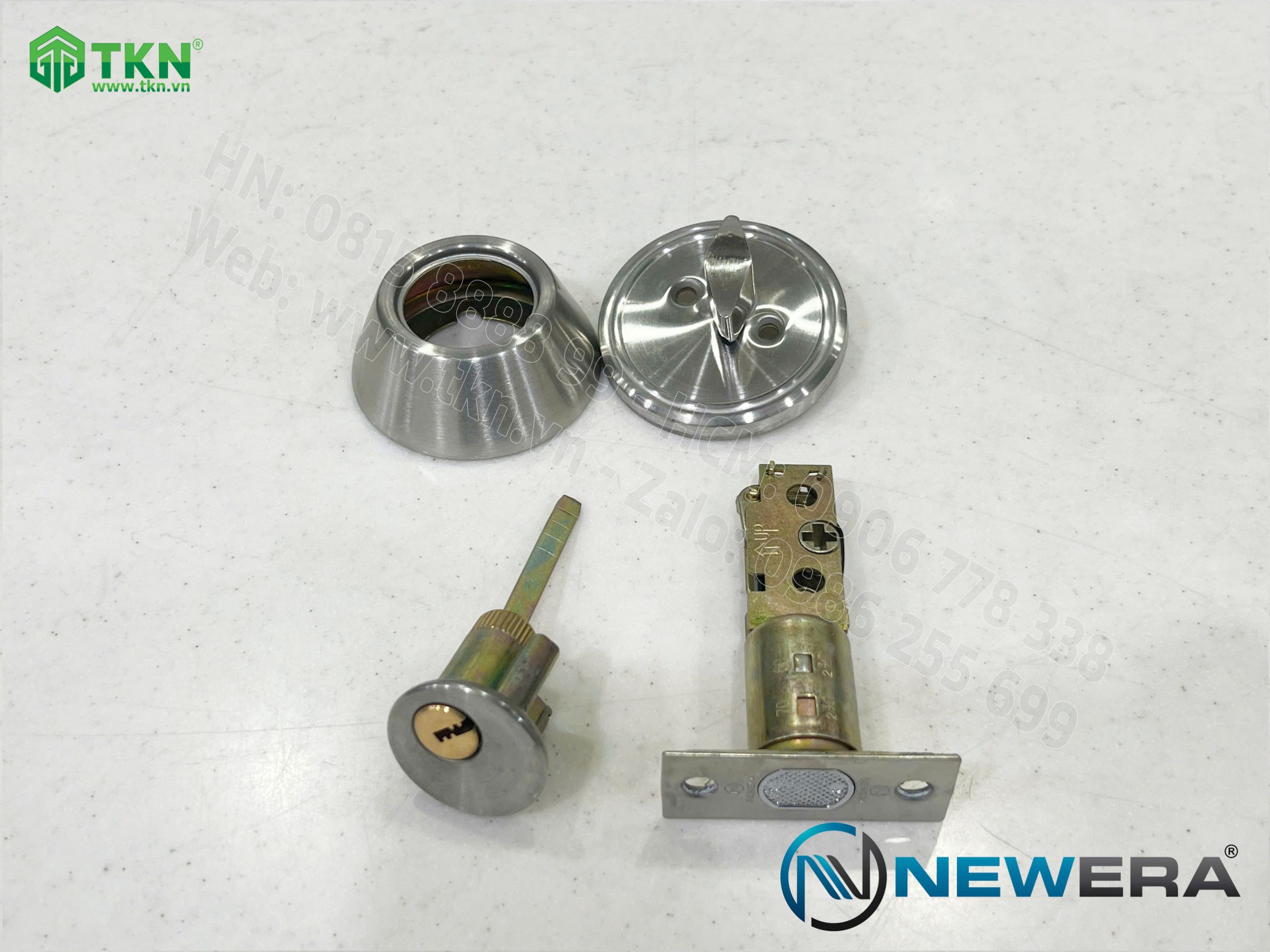 Khóa cửa nắm đấm NewEra inox 304 NE101DB 5