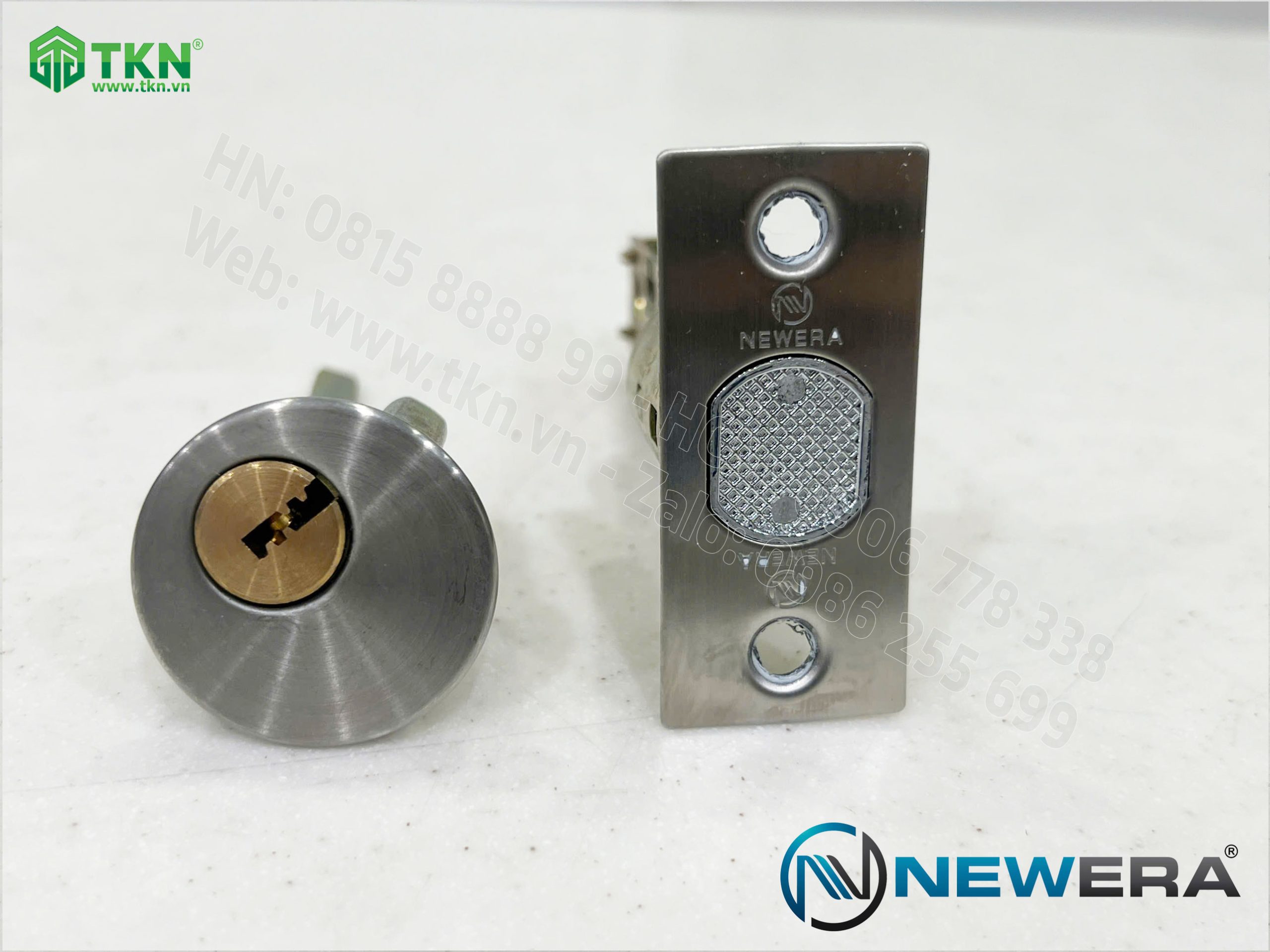 Khóa cửa nắm đấm NewEra inox 304 NE101DB 7