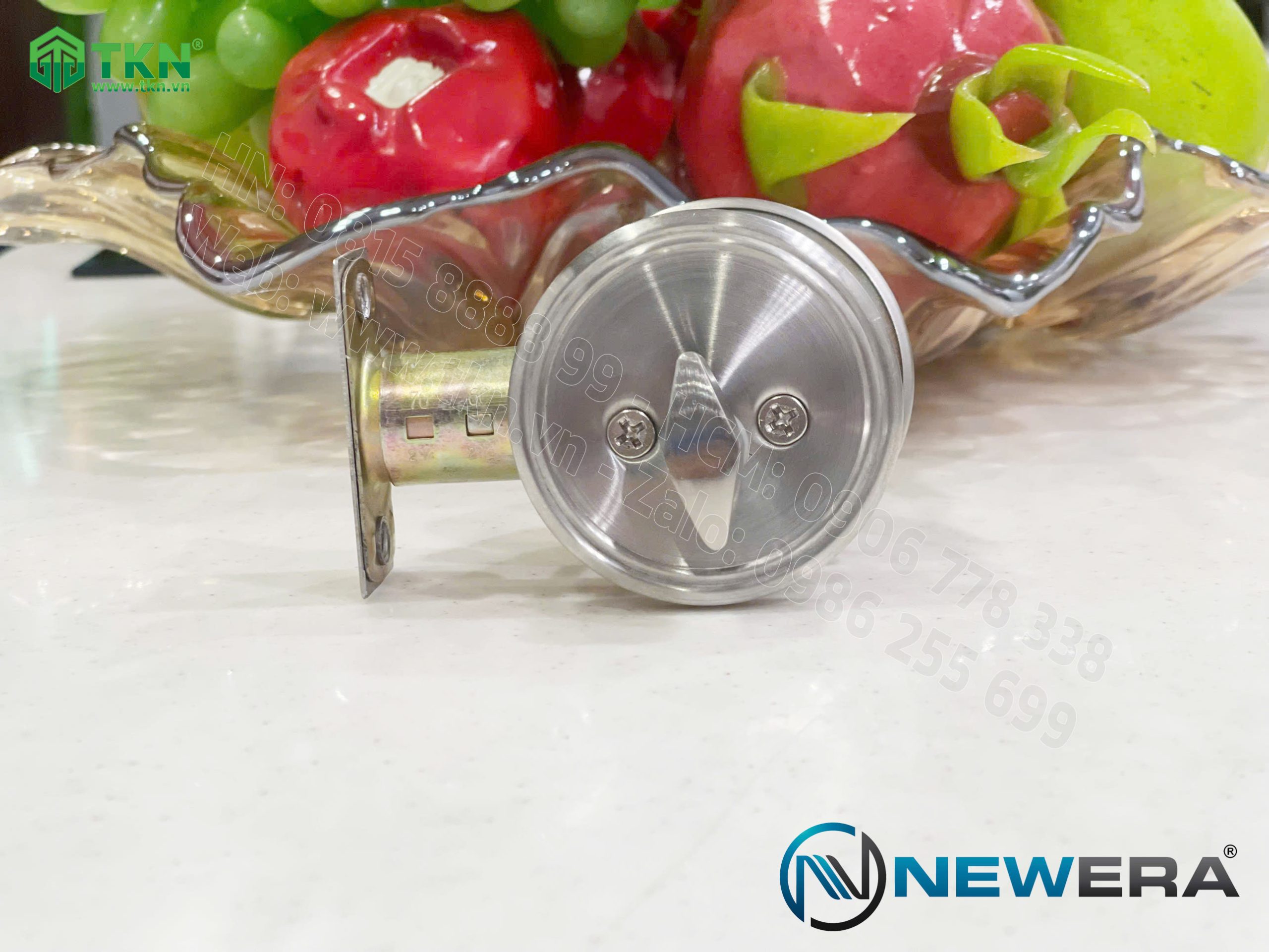 Khóa cửa nắm đấm NewEra inox 304 NE101DB 10
