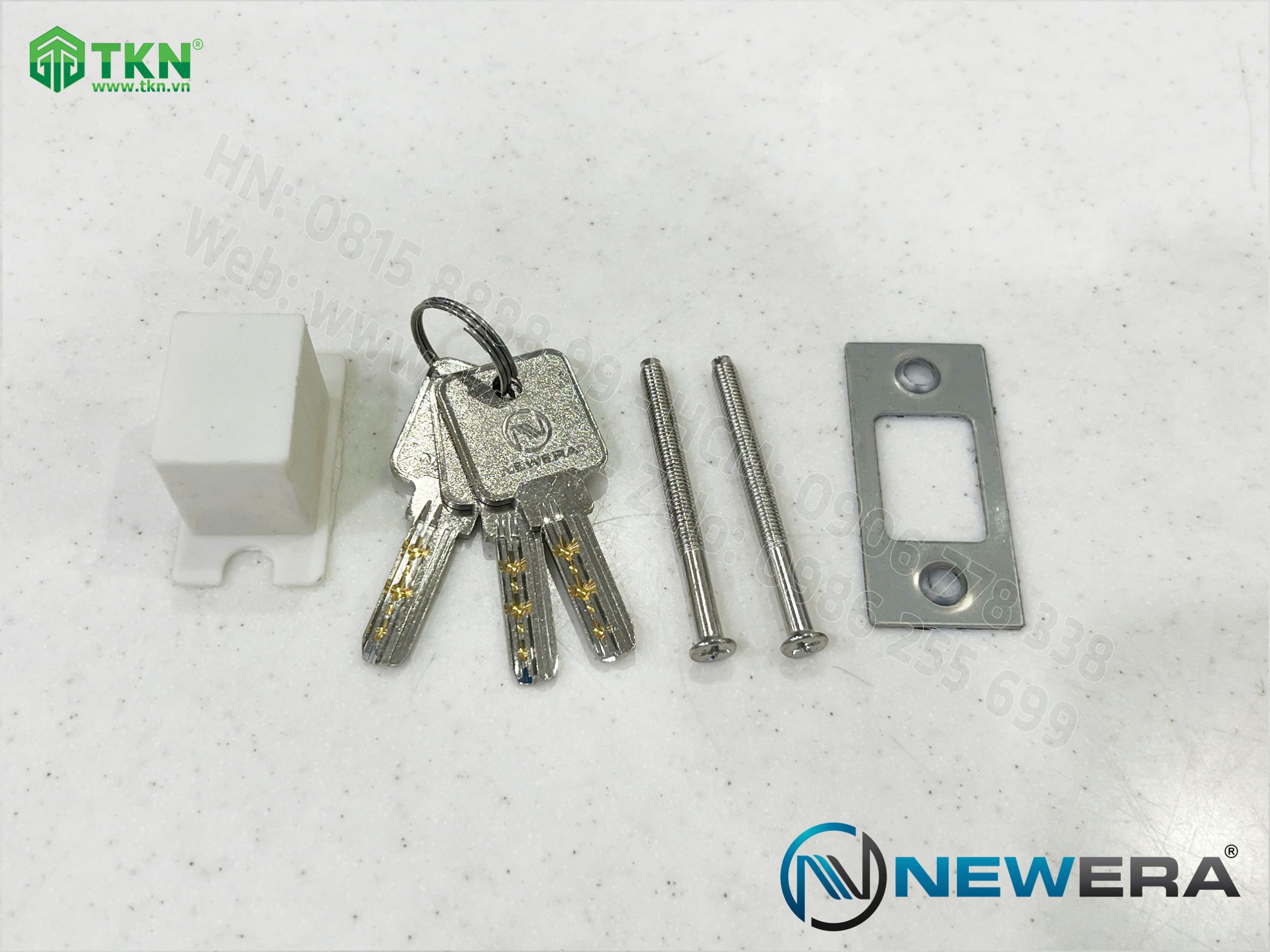 Khóa cửa nắm đấm NewEra inox 304 NE101DB 3
