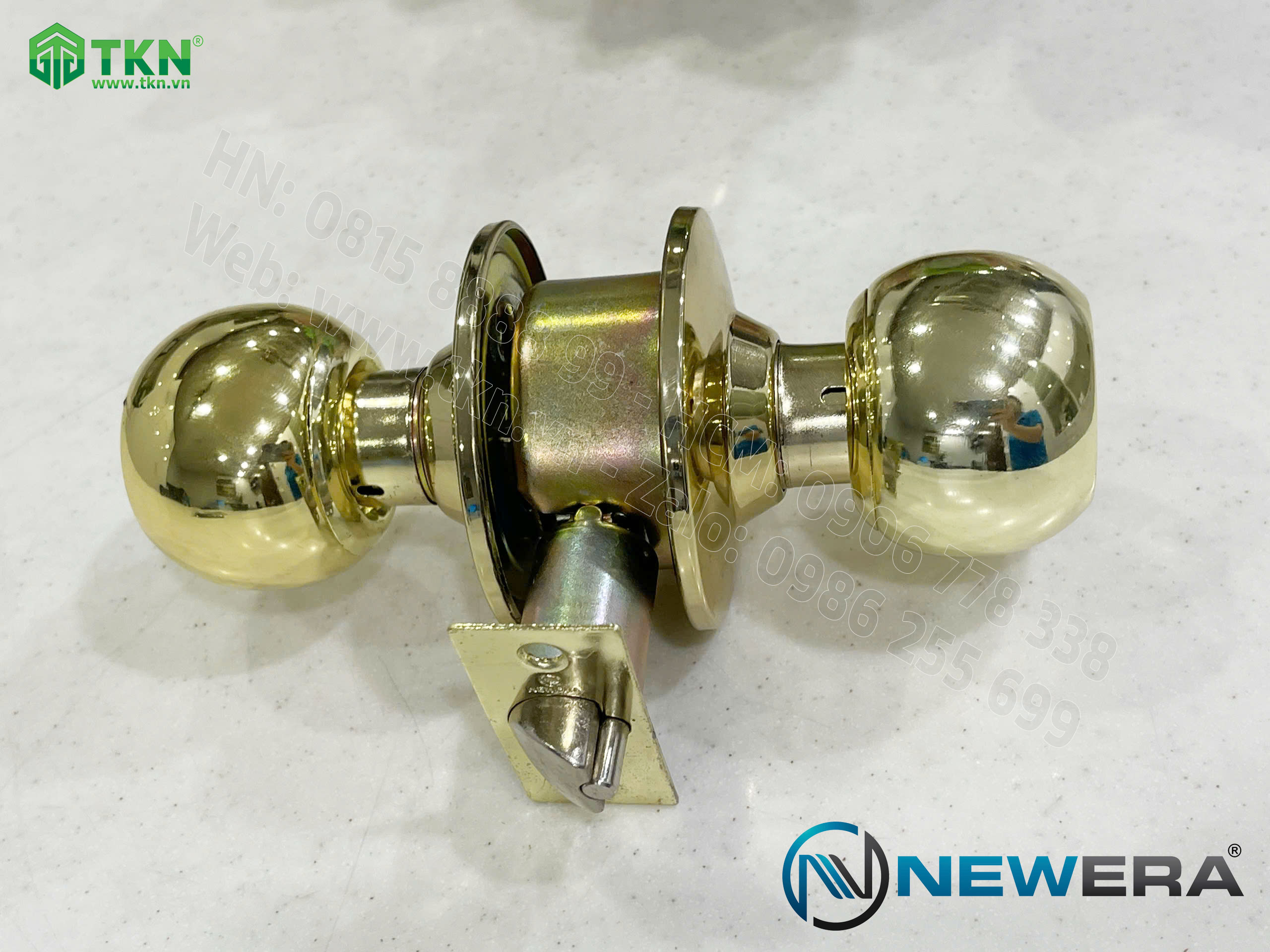 Khóa cửa nắm đấm NewEra inox 304 NE587FB 11