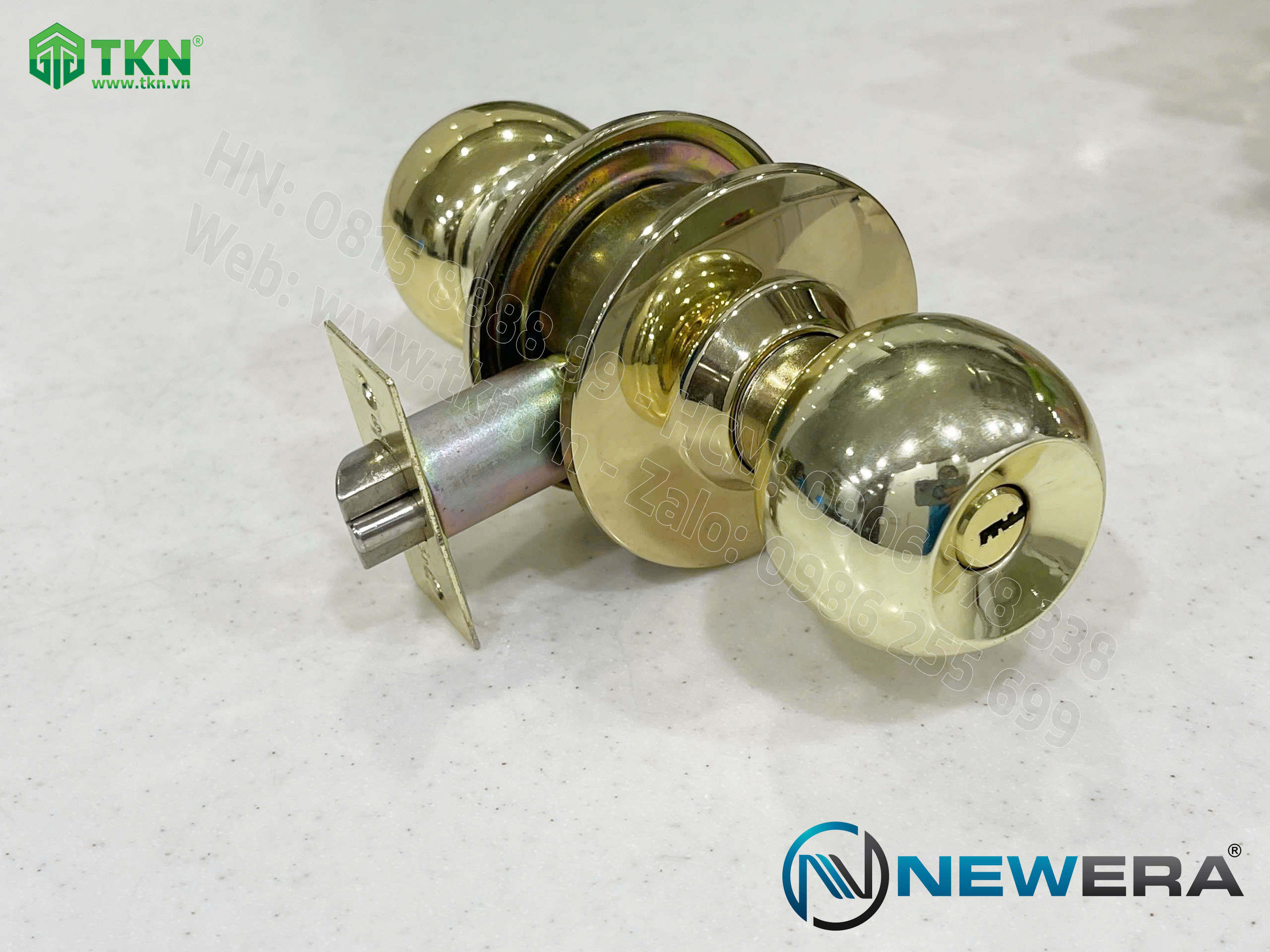 Khóa cửa nắm đấm NewEra inox 304 NE587FB 12