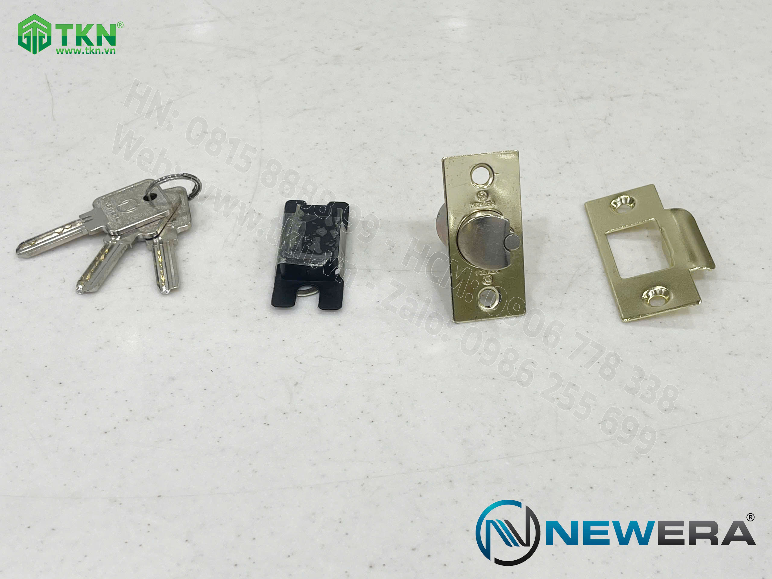 Khóa cửa nắm đấm NewEra inox 304 NE587FB 9
