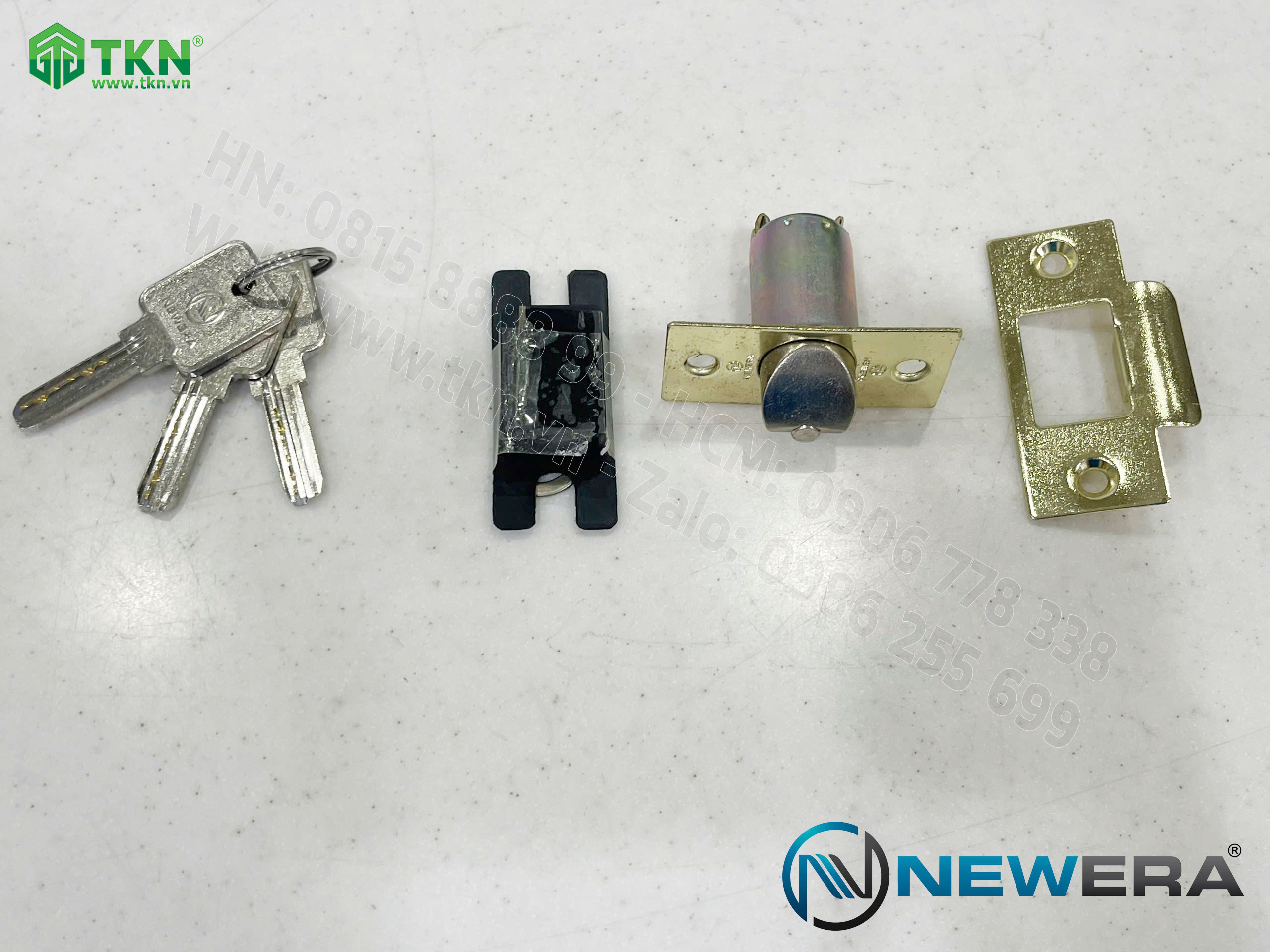 Khóa cửa nắm đấm NewEra inox 304 NE587FB 10