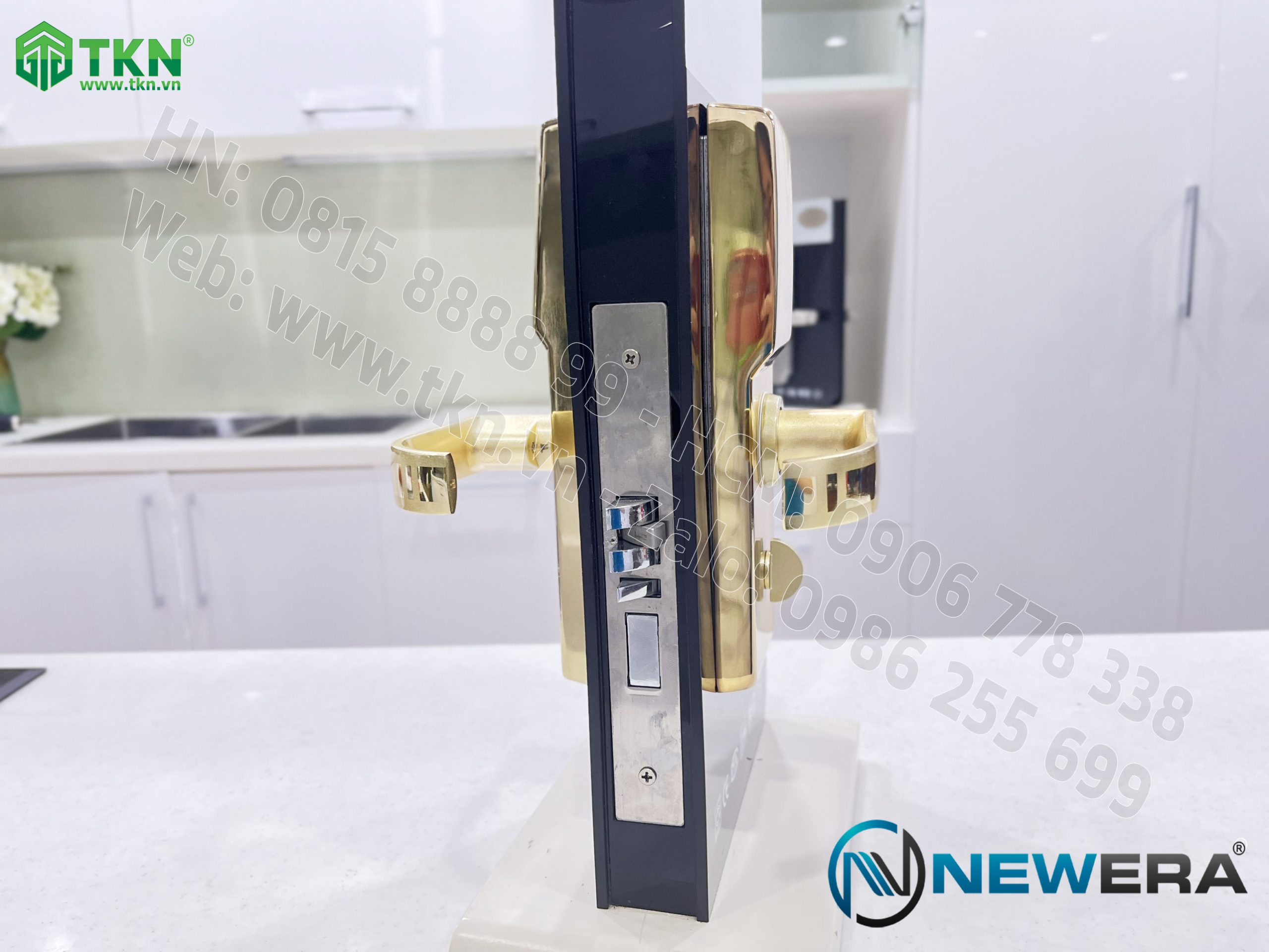 Khóa thẻ từ khách sạn NewEra thép nguyên chất NE6666HL33IG 7